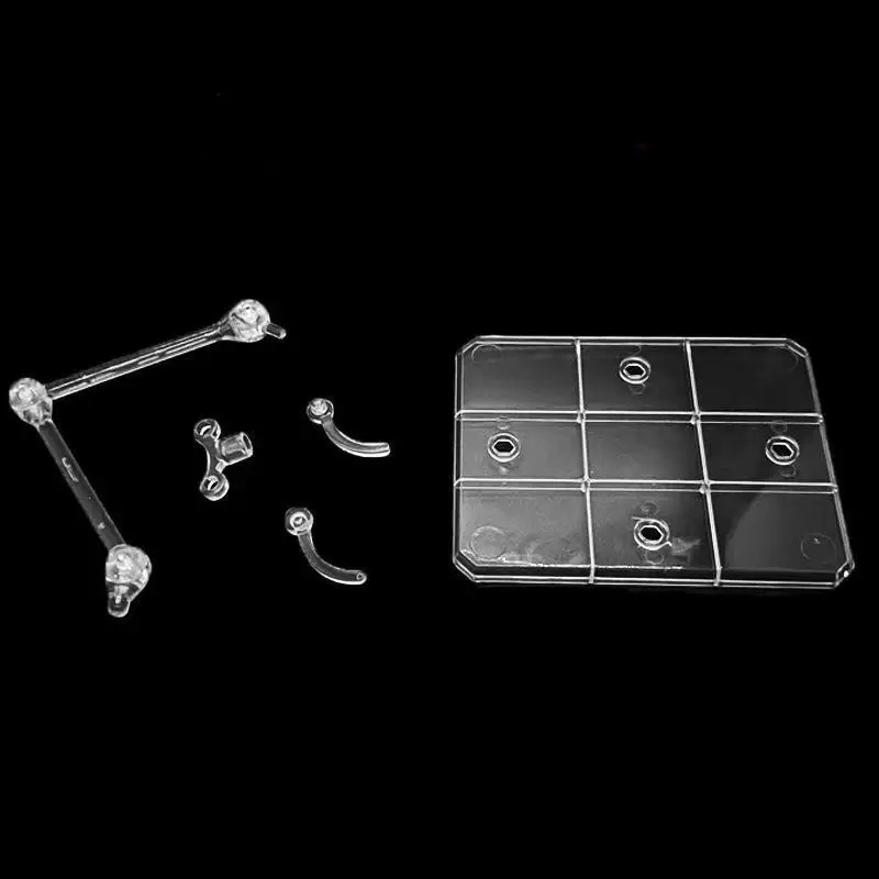1Set Clear Action Base Display Stand for 1/144 HG RG Gundam Model Figure Transparent Holder Accessory Part