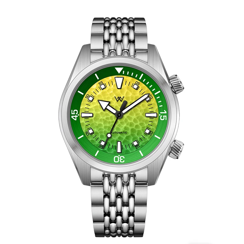 WM Watch Automatisch mechanisch duikhorloge Heren Honeycomb Gradient Dial AR Coating 8215 Welly Merck Horloges WM239
