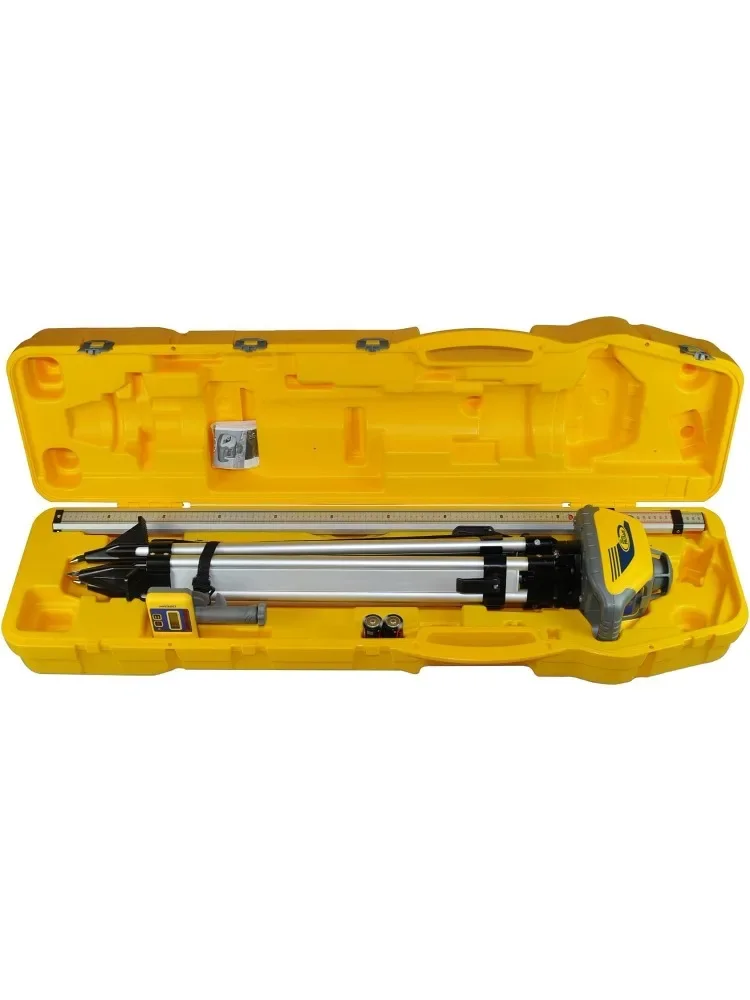 

Good LL100N-1 Laser Level Kit with HR320 Receiver and Clamp, 15' Grade Rod (Tenths), Tripod, and System Case , Yellow