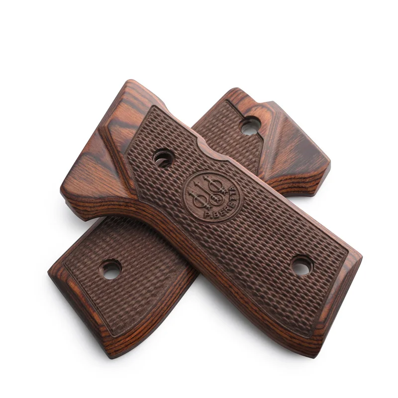 Gun 92F grips custom grips wooden material unique patterns view 3