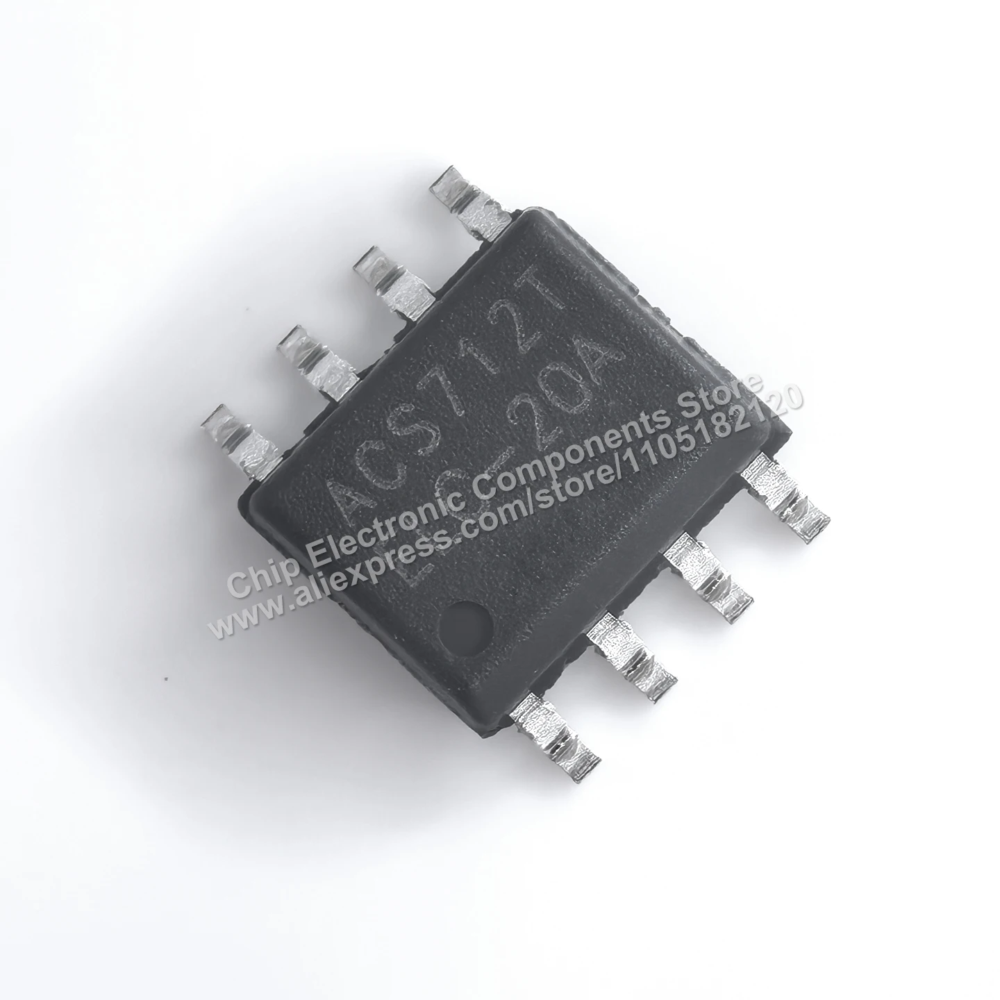 Original IC ACS712TELC-20A Hall-Effect Linear Current Sensor Chip, ACS712ELCTR-20A-T, SOP-8 Package