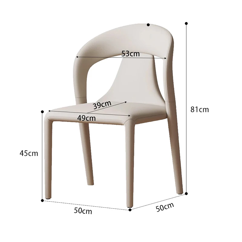 Juego de 2 sillas de comedor modernas, sillas de comedor de diseño nórdico de lujo estéticas, muebles para sala de estar, Chaise Salle A Manger