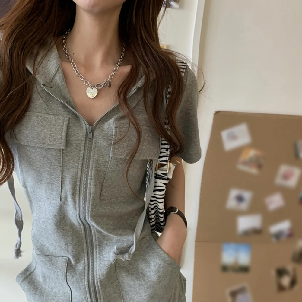 

Dress Hooded Women's Dress Women\\'s Dress Daily Holiday Slight Stretch Solid Color Summer Vacation Daily Holiday