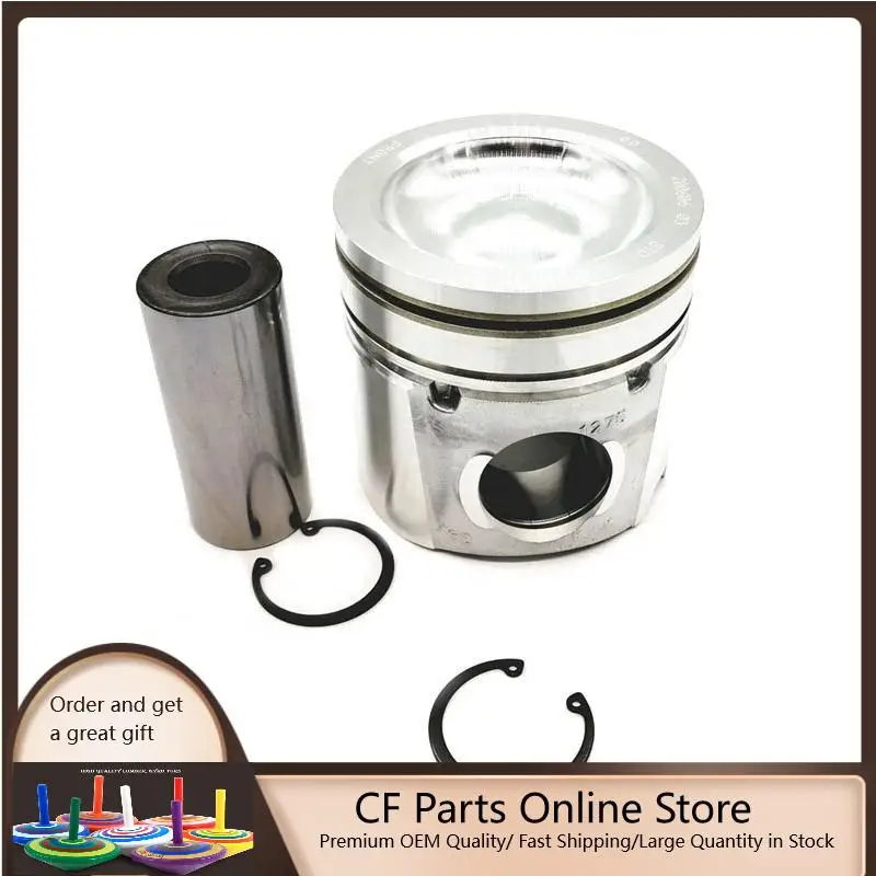 

4PCS 6754-31-2111 6754-31-2110 Diesel Engine Spare Parts Piston 6d107 Piston For PC200-8 6D107 4955481