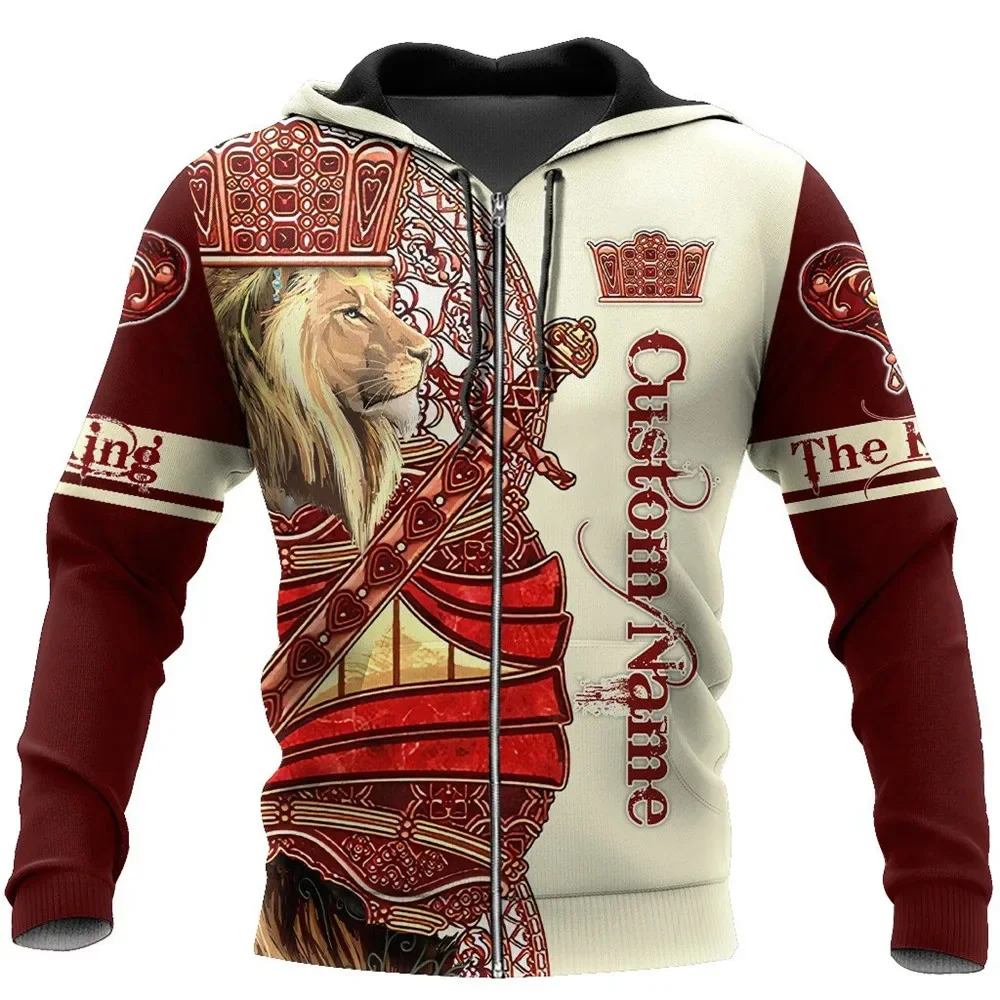 hx-lion-poker-zip-hoodies-3d-graphics-diy-name-king-lion-all-over-print-sportswear-streetwears-harajuku-hoodie