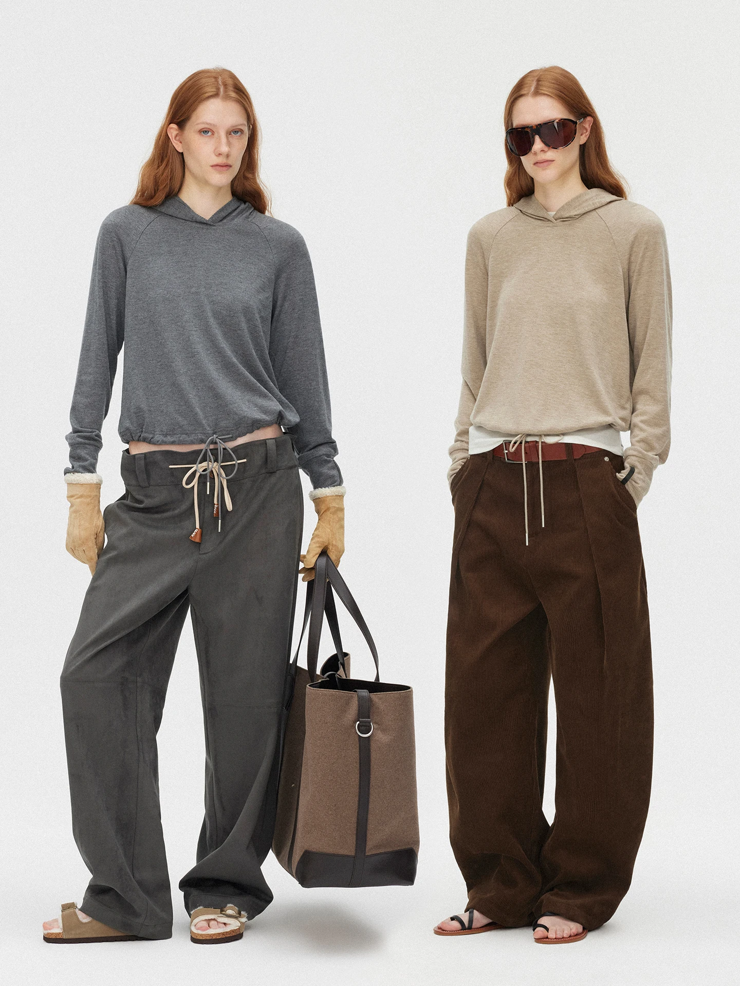 

Повседневная вязаная шапка из смесовой шерсти с завязками по краю для женщин, короткая, с длинными рукавами, из полиэстера, акрила, нейлона