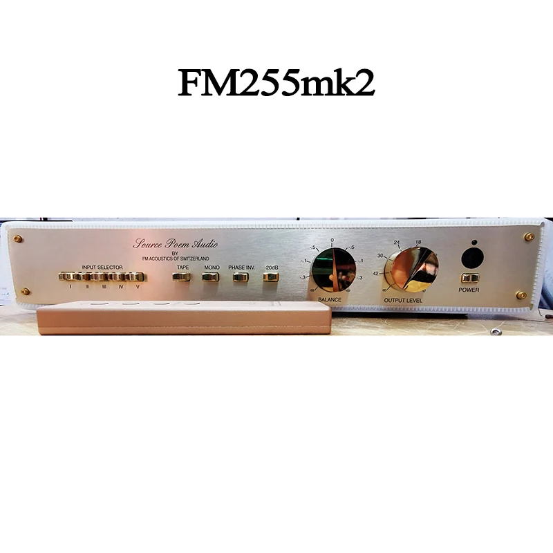 

Reproduction of Swiss FM255 mk2 balanced single-ended fever preamplifier HiFi home high-end audio preamplifier