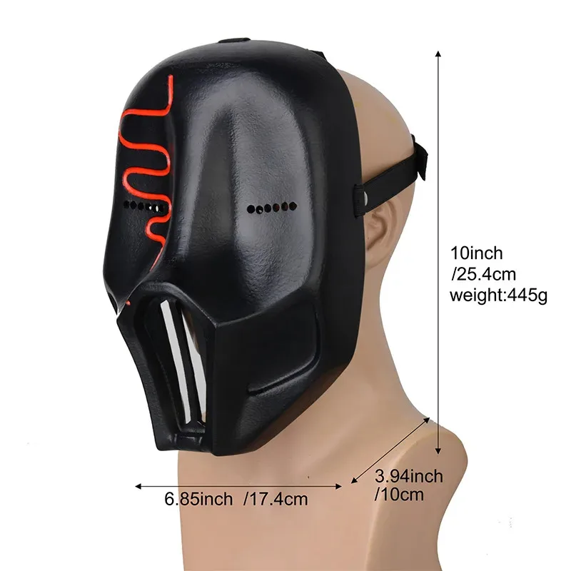 The cosplay resin mask of Internet celebrity Sickick from the anime "Boox", suitable for Halloween and Christmas parties