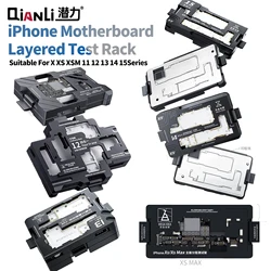 Qianli Motherboard Layered Test Stand for IPhone X 11 12 13 14 15 Series Motherboard BGA Ball Placement Logic Board Stand Tool