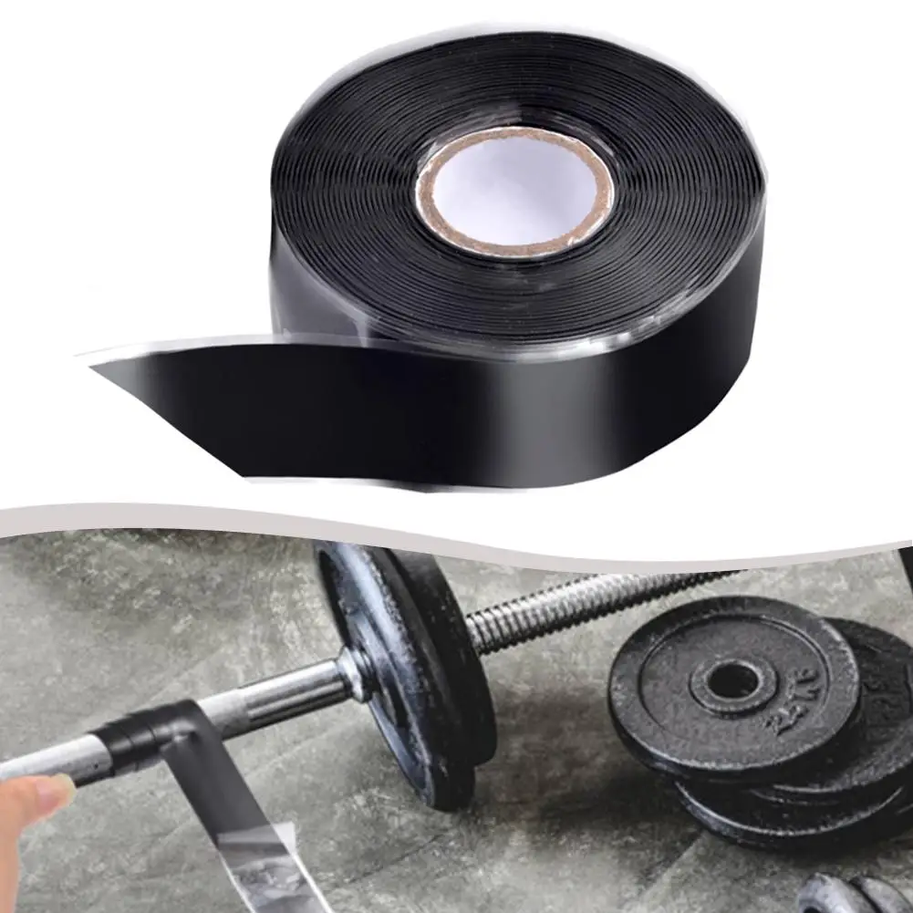 1x Silicone Grip Tape For Barbells Dumbbells Sports And Gym Equiment Waterproof 2.5*500cm/5*300cm Repair Tape Self-adhesive Tape