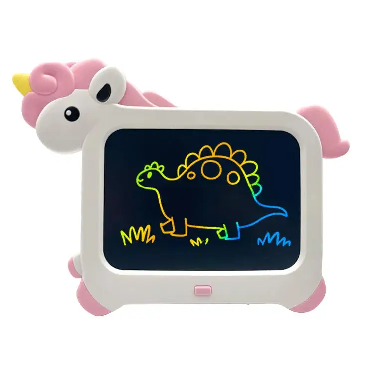 Cartoon Einhorn 8,5 Zoll LCD Schreiben Tabletten Bunte Bildschirm Zeichnung Pad Doodle Bord Spielzeug für Kinder Geschenk L46