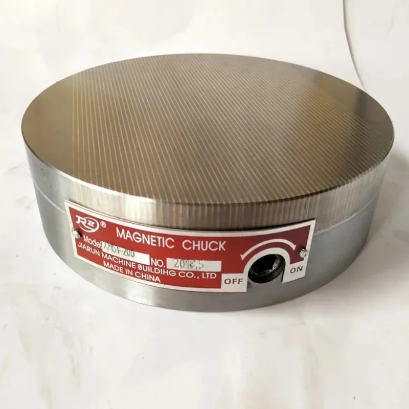 China Best Magnetic Chuck Round 160MM Grinder Magnetic Chuck/Fine Pole Round Type Magnetic Plate