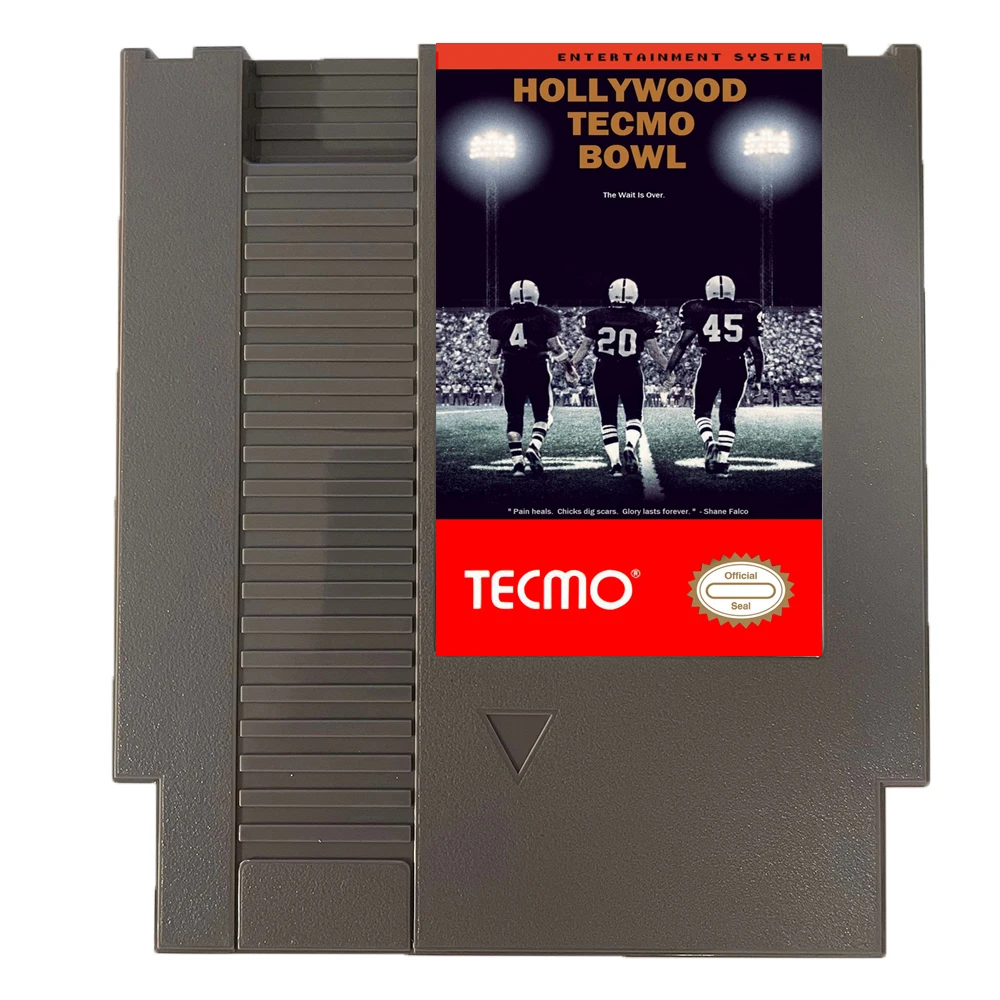 Hollywood Tecmo Bowl - NES Game Cartridge For 72 Pins 8 Bit Video Game Console