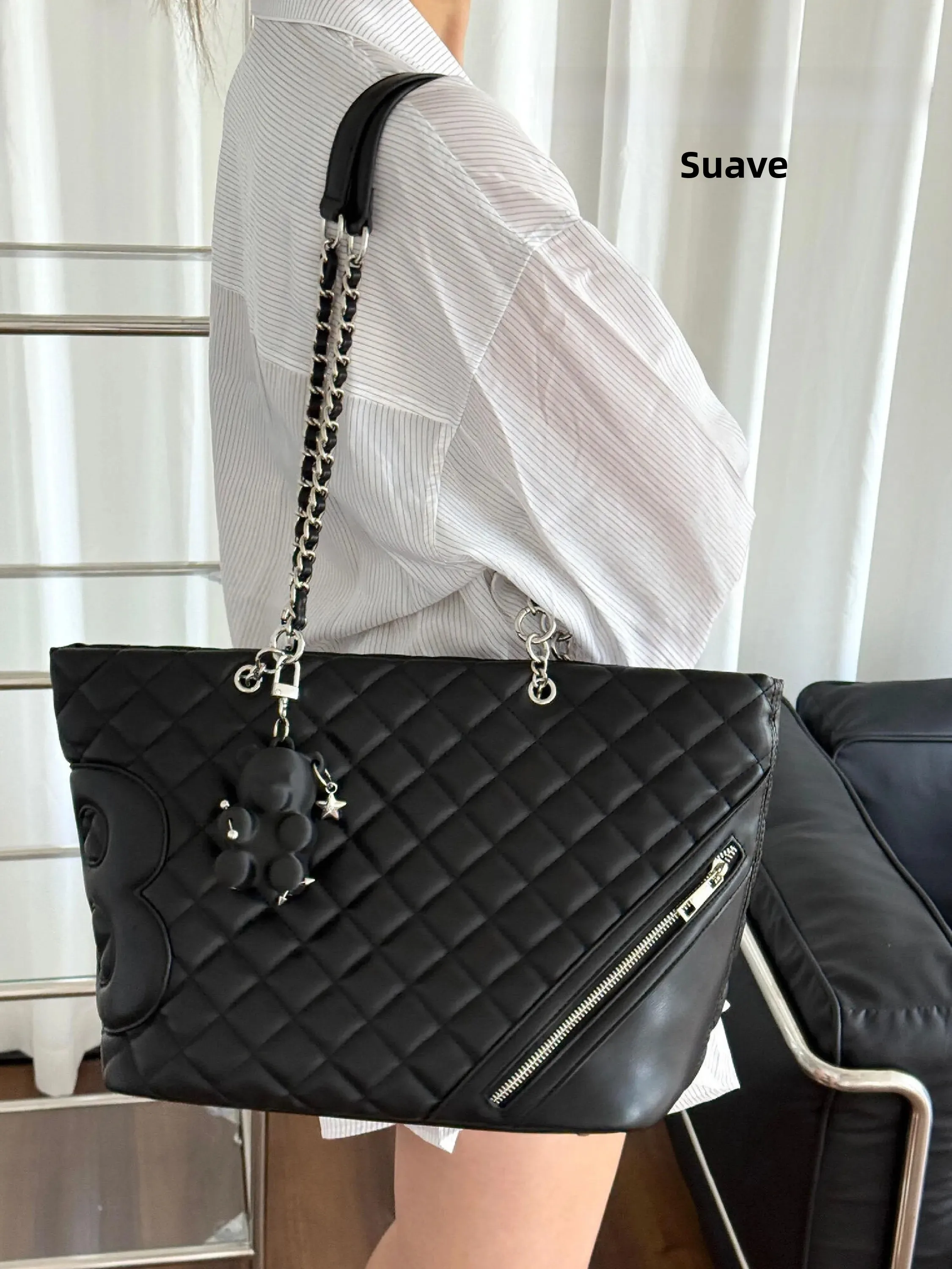 borsa-tote-uzoe-stile-punk-grande-capacita-con-motivo-a-diamante-borsa-a-tracolla-da-donna-con-catena-moda-street-cool-in-pelle-pu