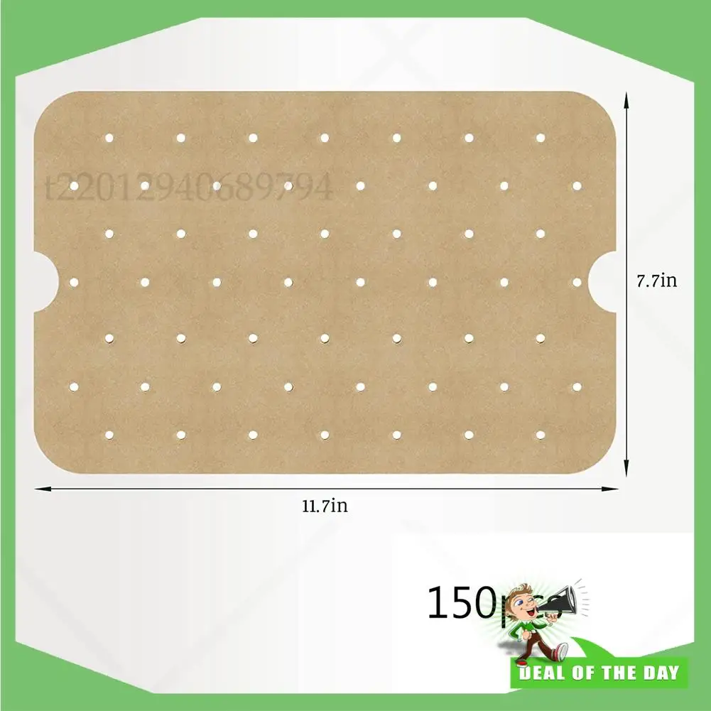 -ABPO Acessórios para fritadeira de ar de 150 peças para Ninja Foodi Smart XL, forros de papel pergaminho para fritadeira de ar para Ninja FG551 (BG500A)