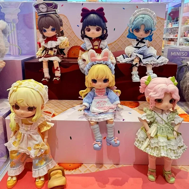 MINISO Liroro Blind Box Märchen Cottage Gelenkpuppe Serie Actionfiguren Figur Tischdekorationen Spielzeug Geschenk