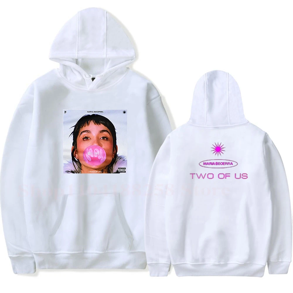 Maria Becerra Remera Two Of Us Hoodies Merch Women Men Long sleeve Fashion Casual Hooded Sweatshirts