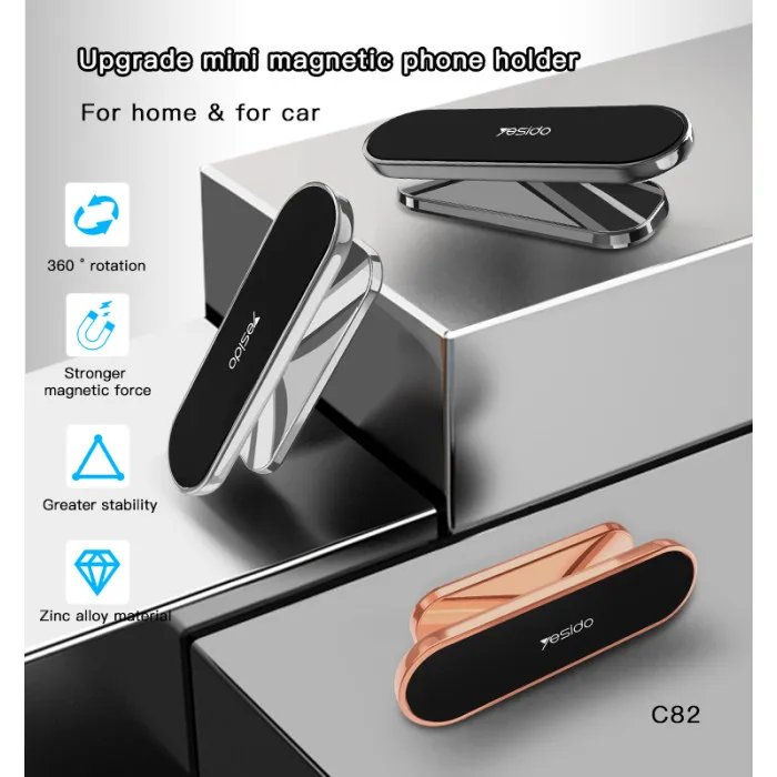حامل هاتف السيارة Yesido شفط مغناطيسي صغير إبداعي من سبائك الزنك حامل سيارة مغناطيسي Magsafe #3