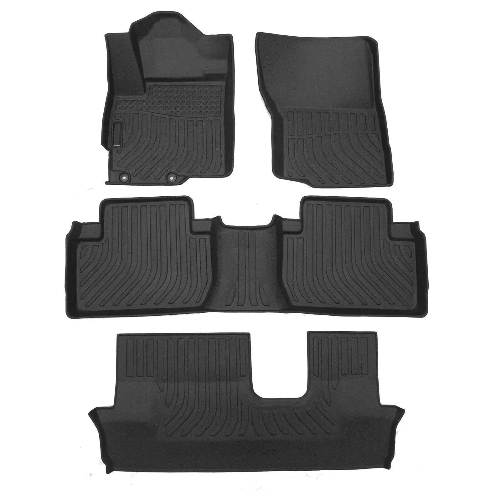 All-Weather TPE Rubber Car Floor Mats Replacement for 14-21 Mitsubishi Outlander