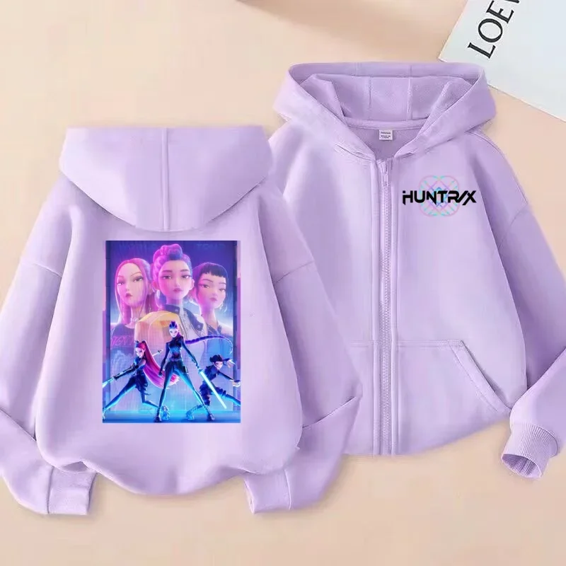 

HUNTRIX Fashion Brand Sci-fi Style Children's Zipper Shirt Sweater, Cool Printed Hooded Jacket for Boys and Girls