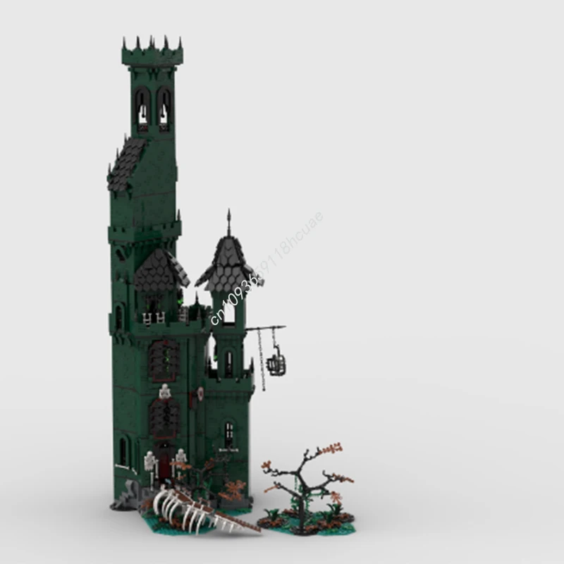 

6029pcs MOC Fright Knight's Castle Castle Building Blocks Christmas Beginner Friendly DIY Perfect Gift for Young Builders Gift