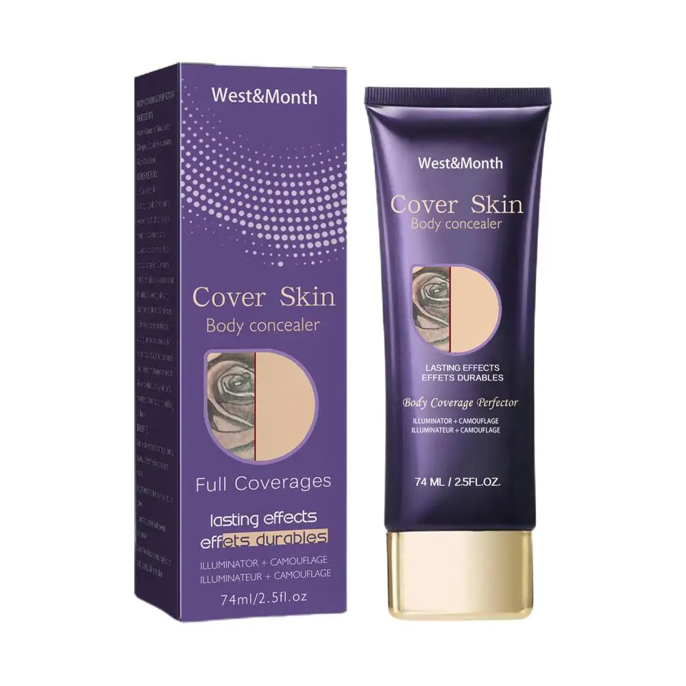 Natuurlijke dubbele kop concealer Langdurige vloeibare matte zijdezachte foundationcrème Potloodhoes Donkere kringen Make-up