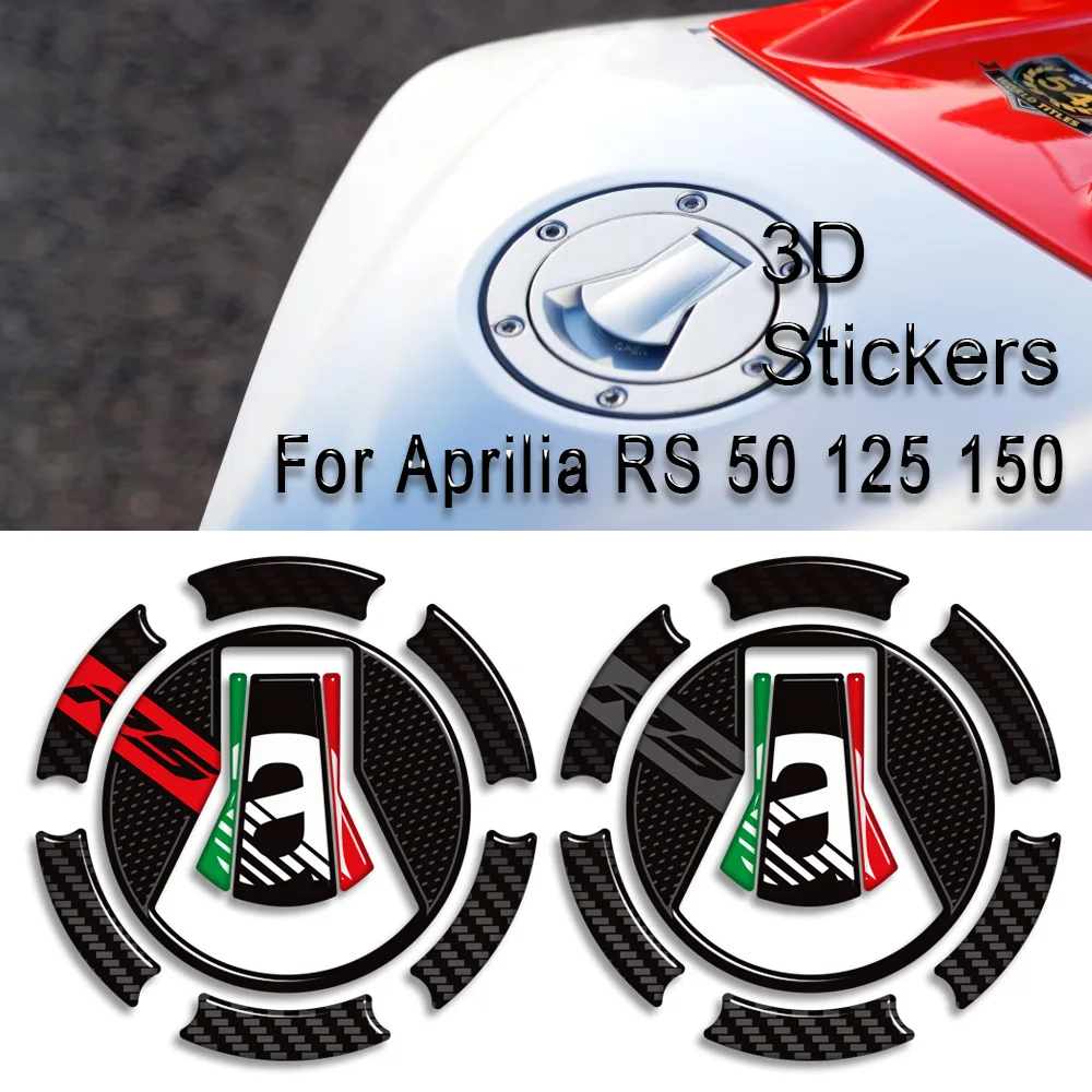 

3D StickersFor Aprilia RS RS4 RSV 50 125 150 GP 1000 R Factory Tank Pad Bike Cap Grips Gas Fuel Kit Knee Decals Protection