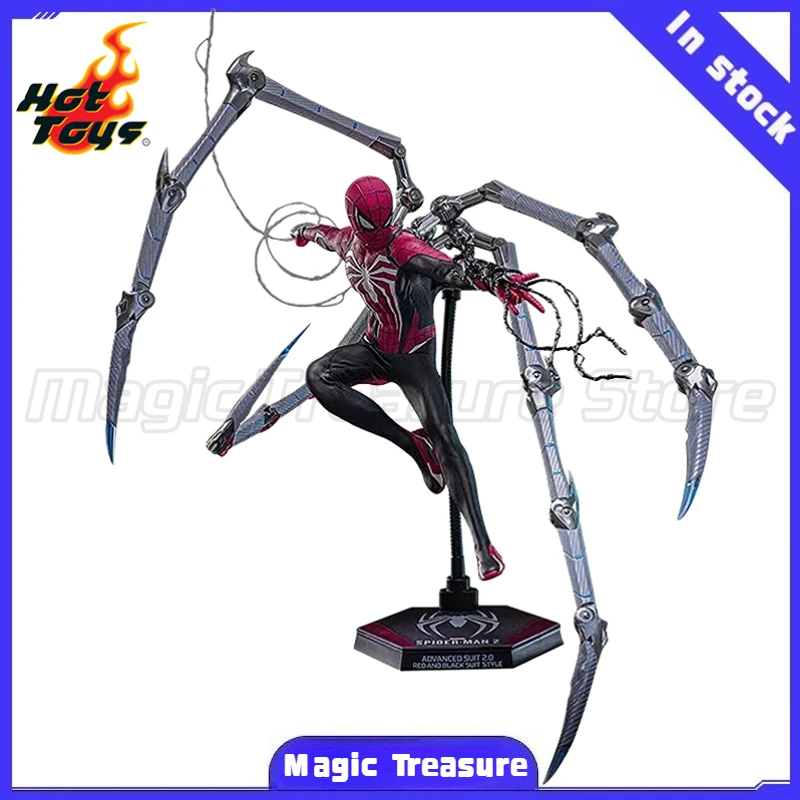 

【MT】Горячие игрушки VGM66 «Marvel Spider-Man 2» Питер Паркер (усовершенствованный костюм 2.0, красно-черное издание) Коллекционная кукла в масштабе 1:6