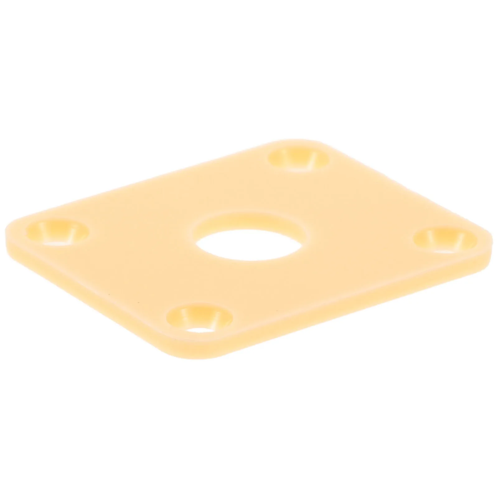 

1pcs Electric Guitar Jack Plate Plastic Rectangular Input Output Cover For Bass Replacement Durable Mounting Plate Instrument