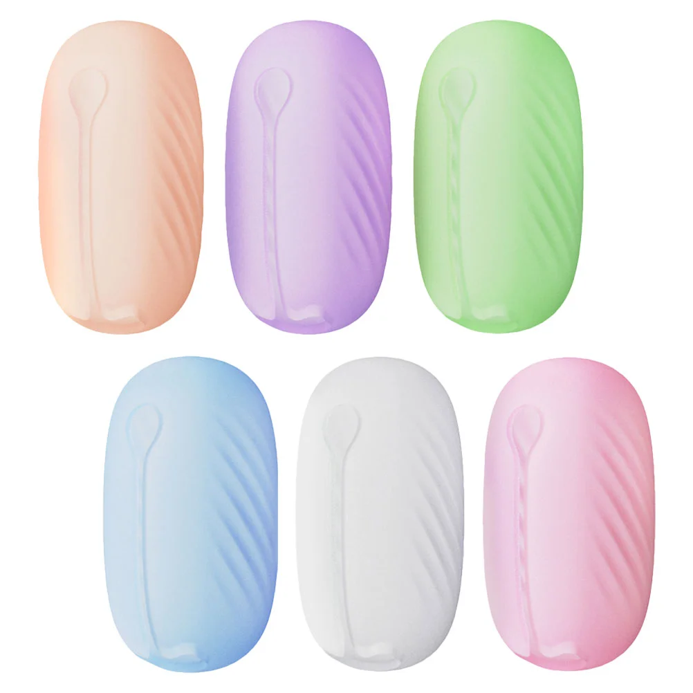 

6 Pcs Protective Cap Set Tooth Brushing Holder Travel Toothbrushes Razor for Case