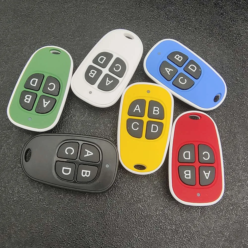 Universal 433 mhz Colorful Cloning Remote Control Electric Copy Controller Wireless Transmitter Switch 4 Keys Car Key Fob 433MHz