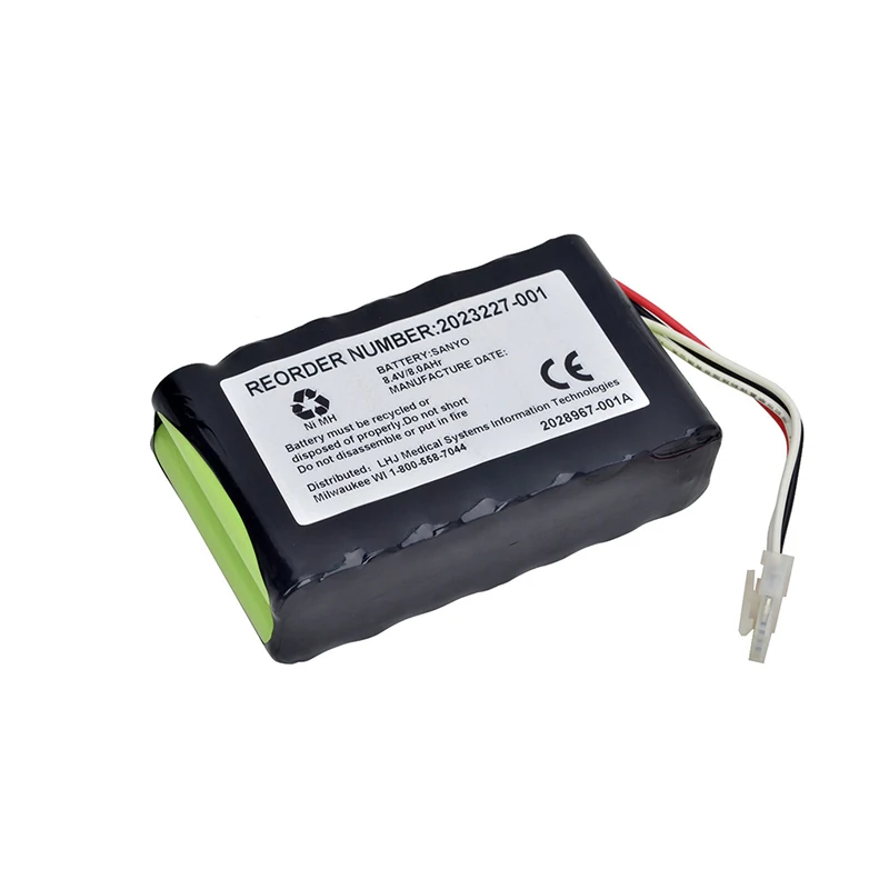 DASH 2500 capacity 8000mAh 8.4v NI-MH battery suitable for GE DASH 2500, DASH 1800, N1082 patient monitors