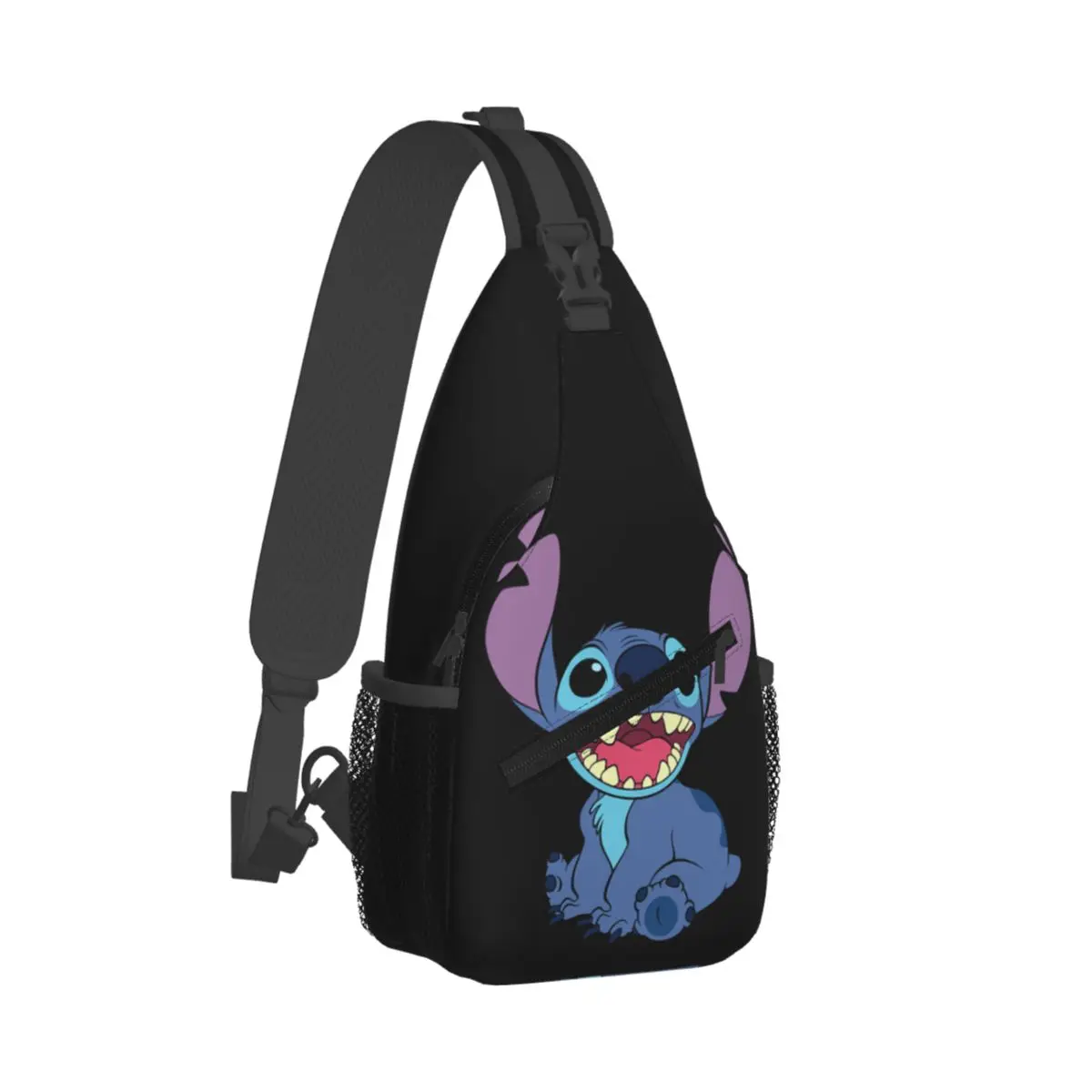 Custom Stitch Anime Shoulder Crossbody Chest Backpack for Men Women Traveling Shoulder Chest Bags Sling Bag Shoulder Backpack