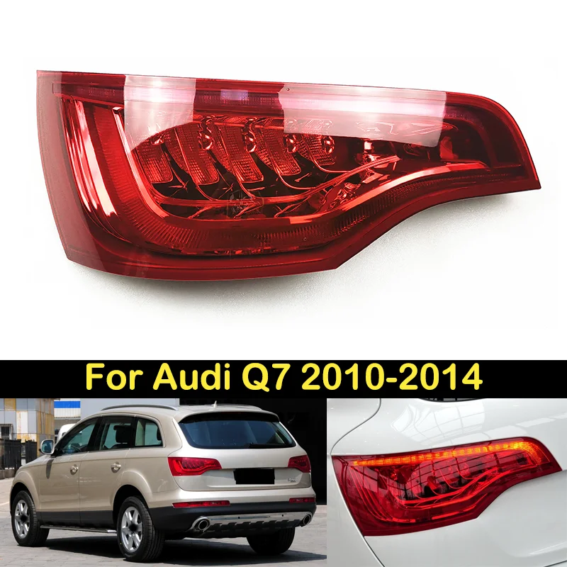 DECHO LED Taillight For Audi Q7 2010 2011 2012 2013 2014 Brake Light Rear bumper Taillights taillamps tail light