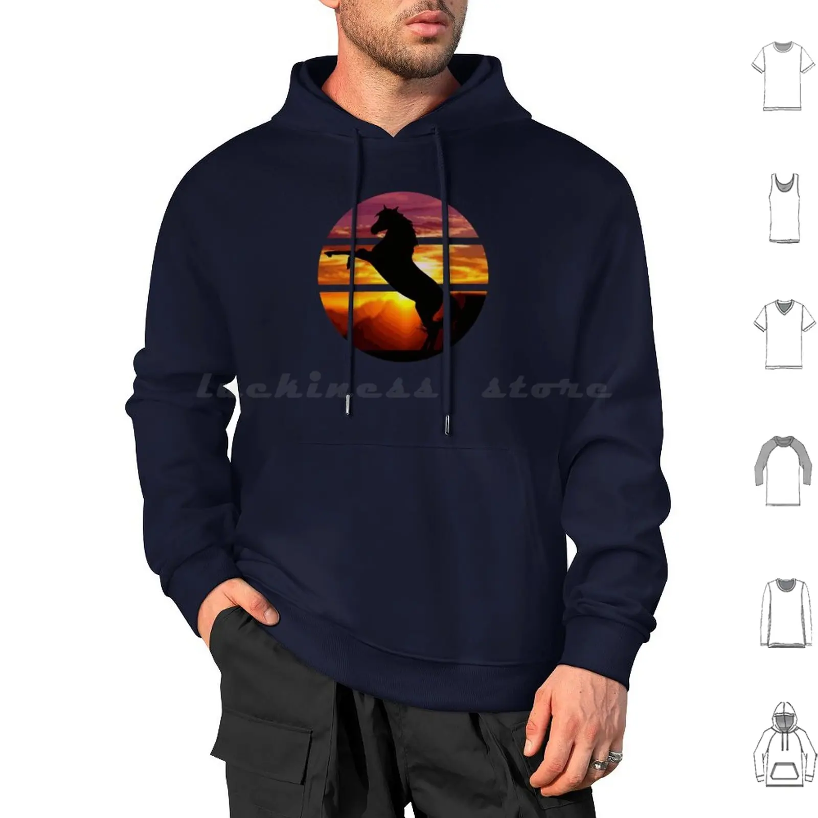 

Magnificent Horse Tshirt Many Sizes And Colors To Choose From Classic Hoodies Long Sleeve Magnificent Horse Many Sizes