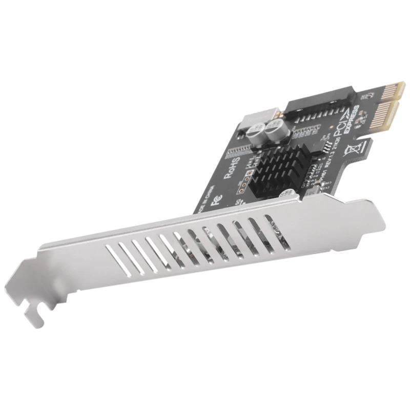 Pci Express Card Pcie To USB3 Type-E Front Type-C 19P Expansion Card Compatible Pci-E X1 X4 X8 X16 Interface