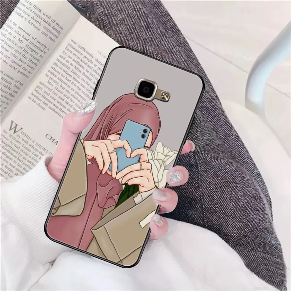 Muslim Arabic Girl Phone Case For Samsung A 10 11 12 13 20 21 22 30 31 32 40 51 52 53 70 71 72 73 91 13 Shell