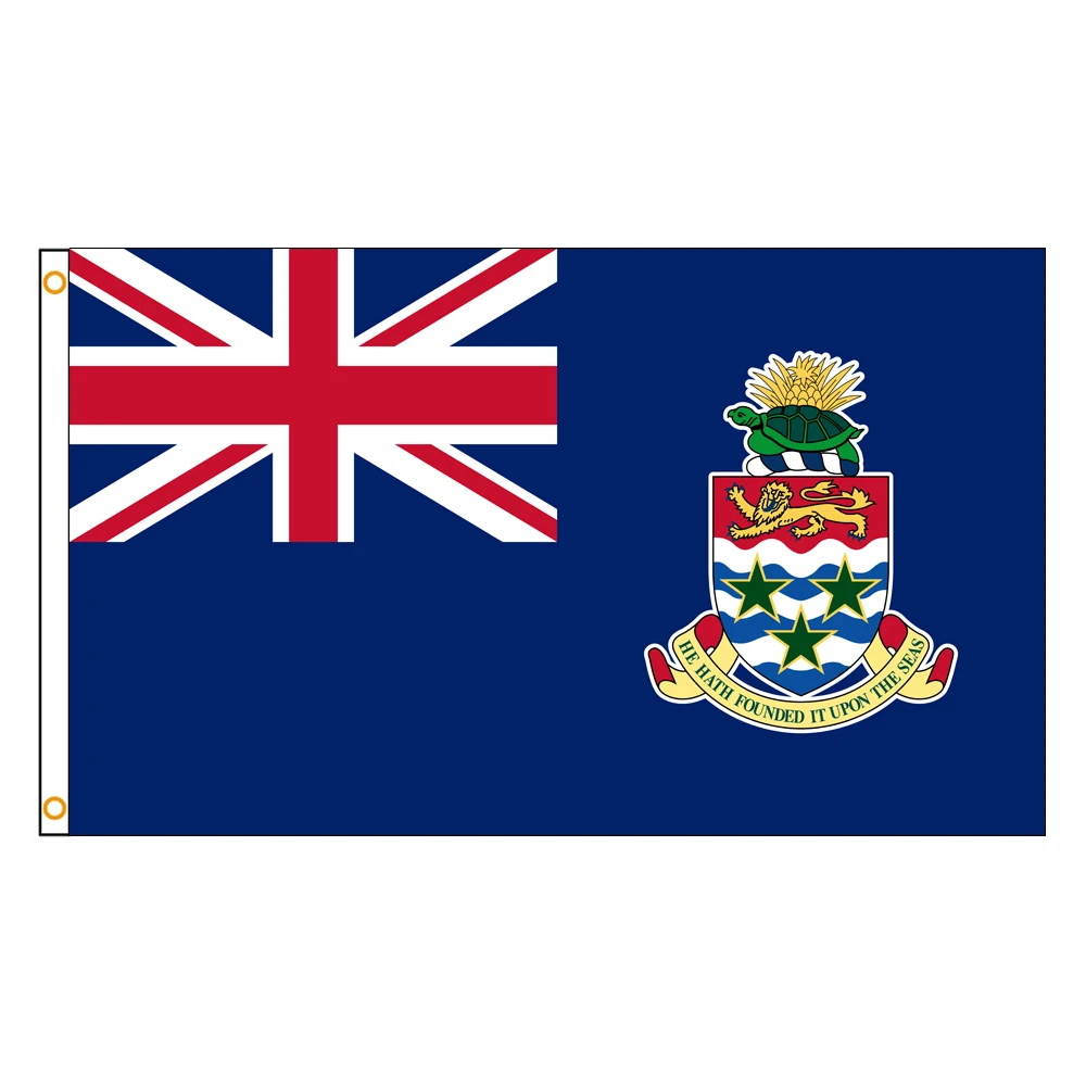 2×3 ft 3x5 ft 4×6 ft Cayman Islands Emblem Flag Polyester Printed Banner Tapestry For Decor