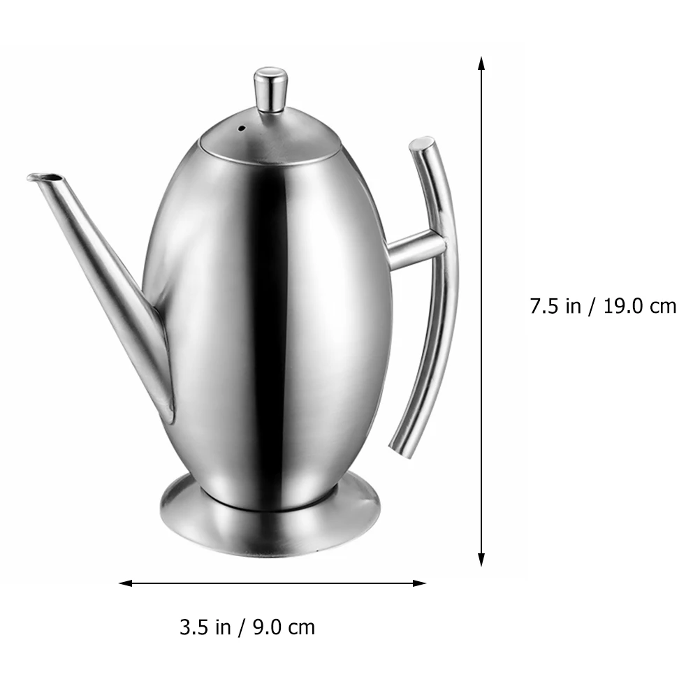 

Spray Stainless Steel Oil Pot Newborn Cooking Dispenser Bottle Kitchen Container
