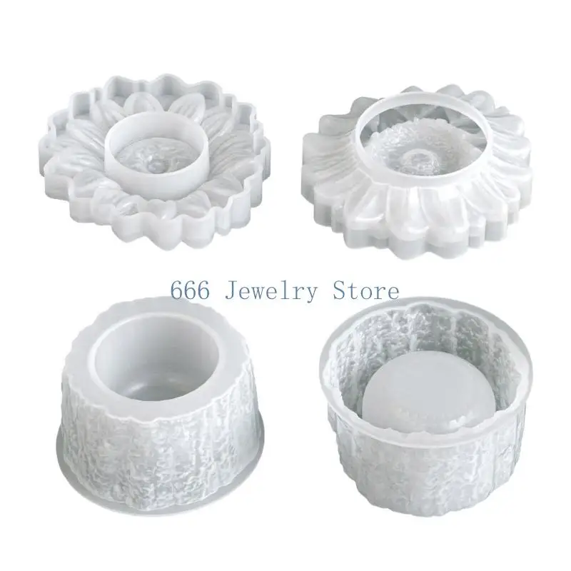 F2TD Silicone Crafting Mold Base Moulds for Candle Holder