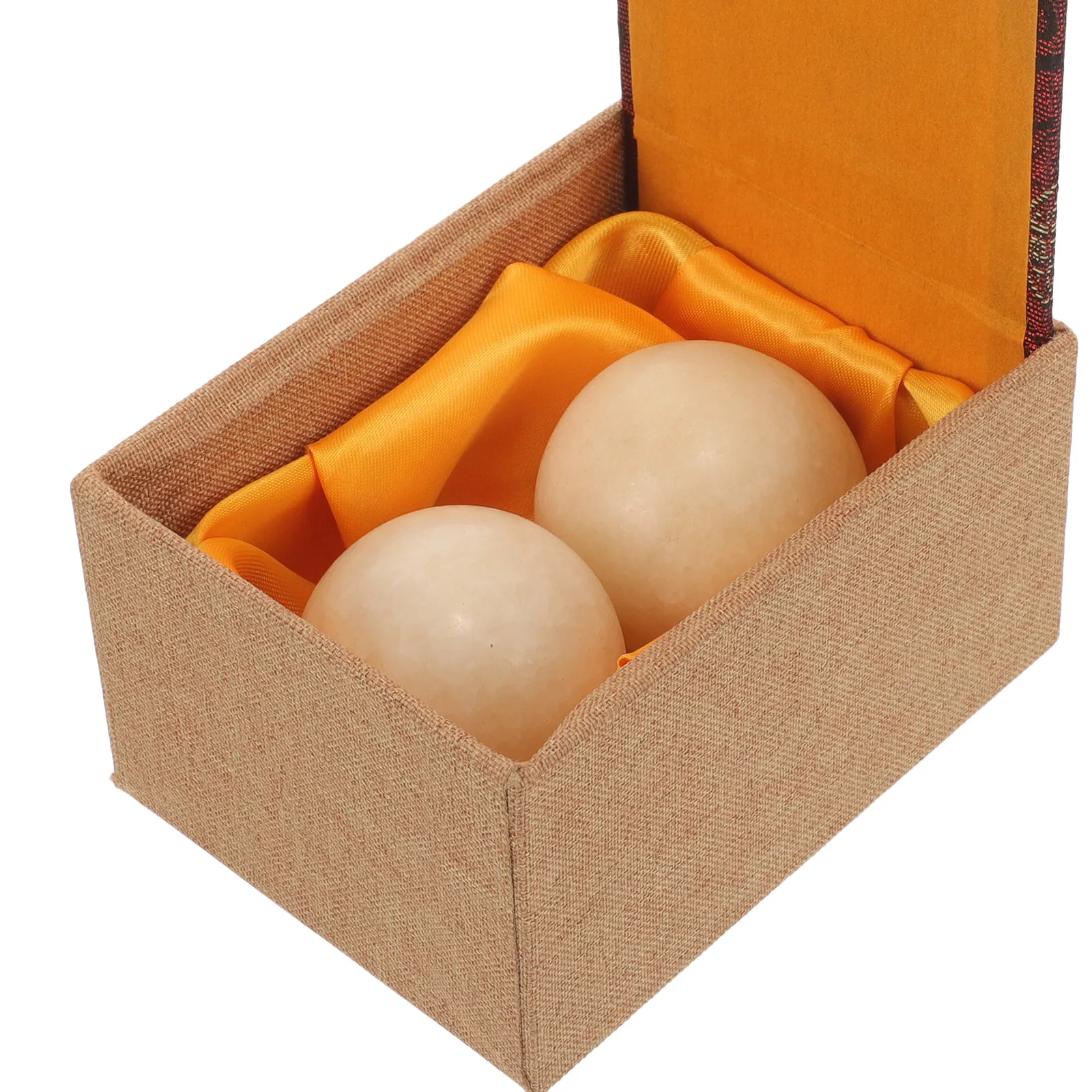 

Набор из 1 шт. портативных нефритовых массажных шариков для рук, для упражнений на ладони, улучшения кровообращения