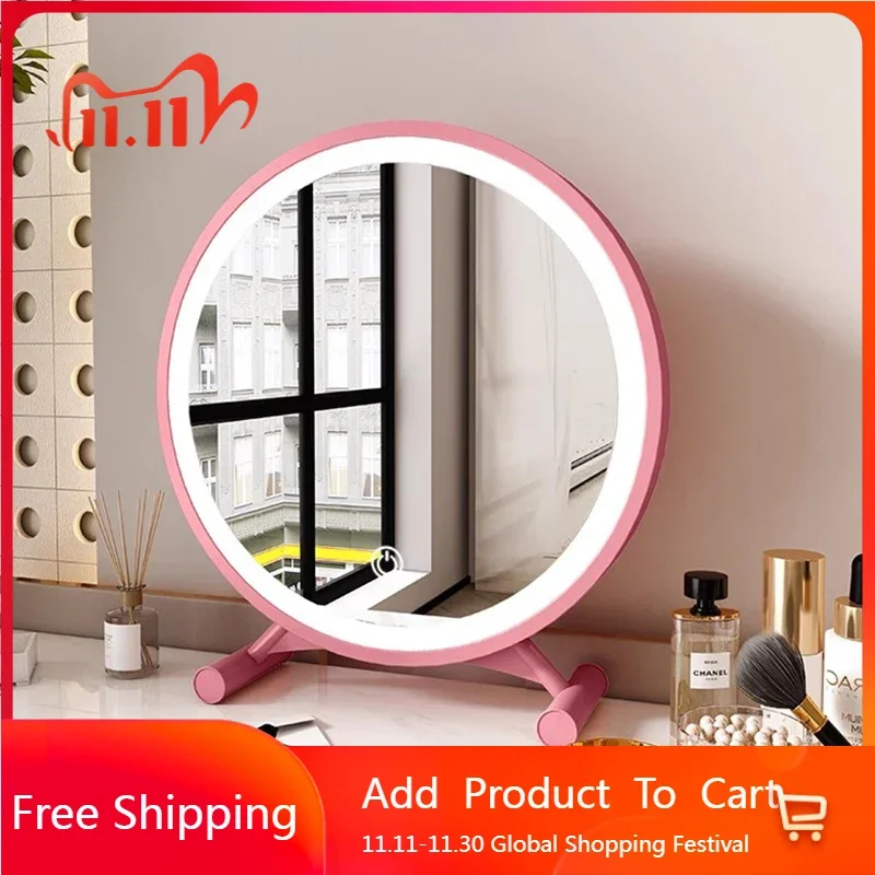 

Dressing Luxury Mirror Items Vintage Bedroom Korean Funky Cosmetics Girls Aesthetic Mirror Traffic Spiegel Wand Home Products