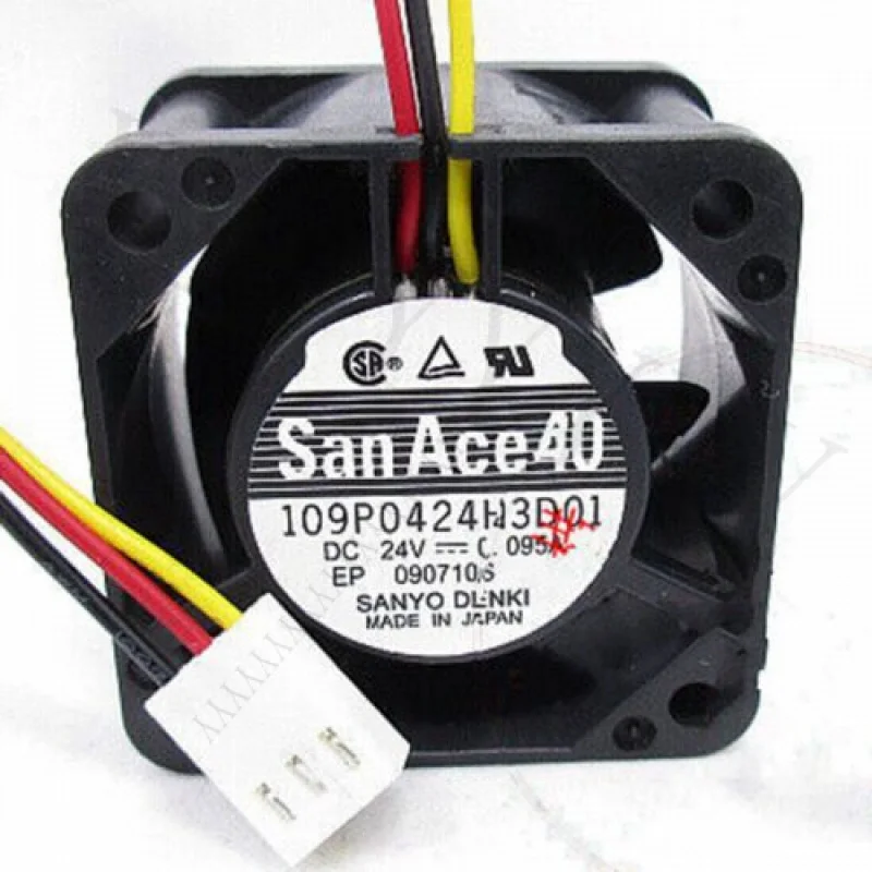

q+1PC New for Sanyo 109P0424H3D01 4CM 4028 24V 0.095A inverter cooling fan # QW.