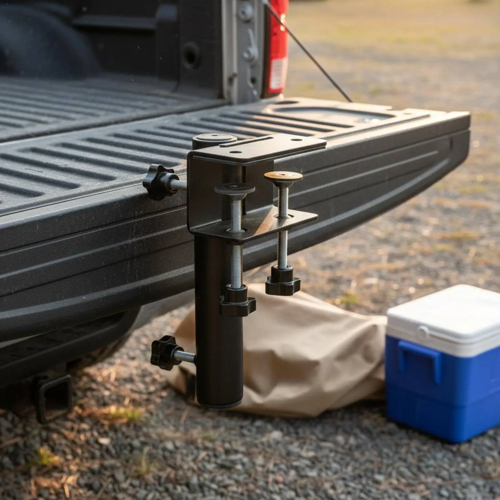 

Truck Bed Flag Mount Corrosion Resistant No-Drill Flag Pole Holder Heavy Duty Flagpole Bracket Coated for Outdoor