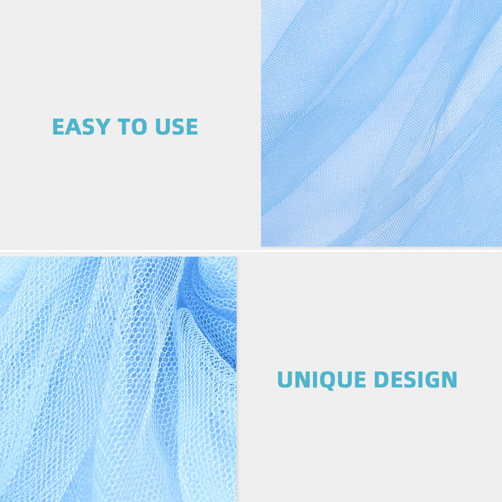 

2Pcs Mosquito Net for Baby Stroller Elastic Infant Net Cover Breathable Bug Protection for Cradle Bassinet Stroller Accessory