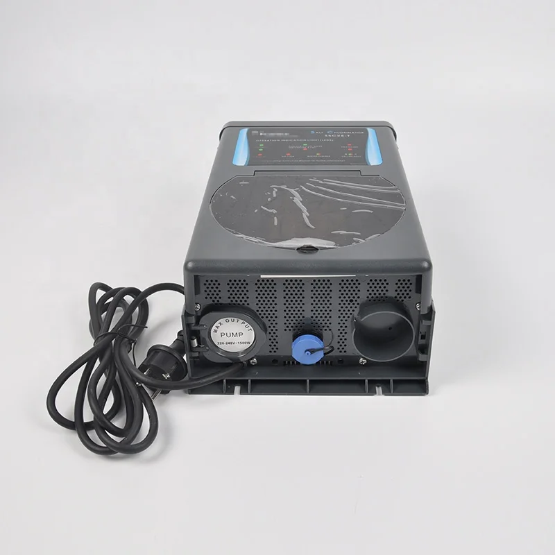 플라스틱 재질 수영장 물 처리 장비 소독 소금 전기분해기