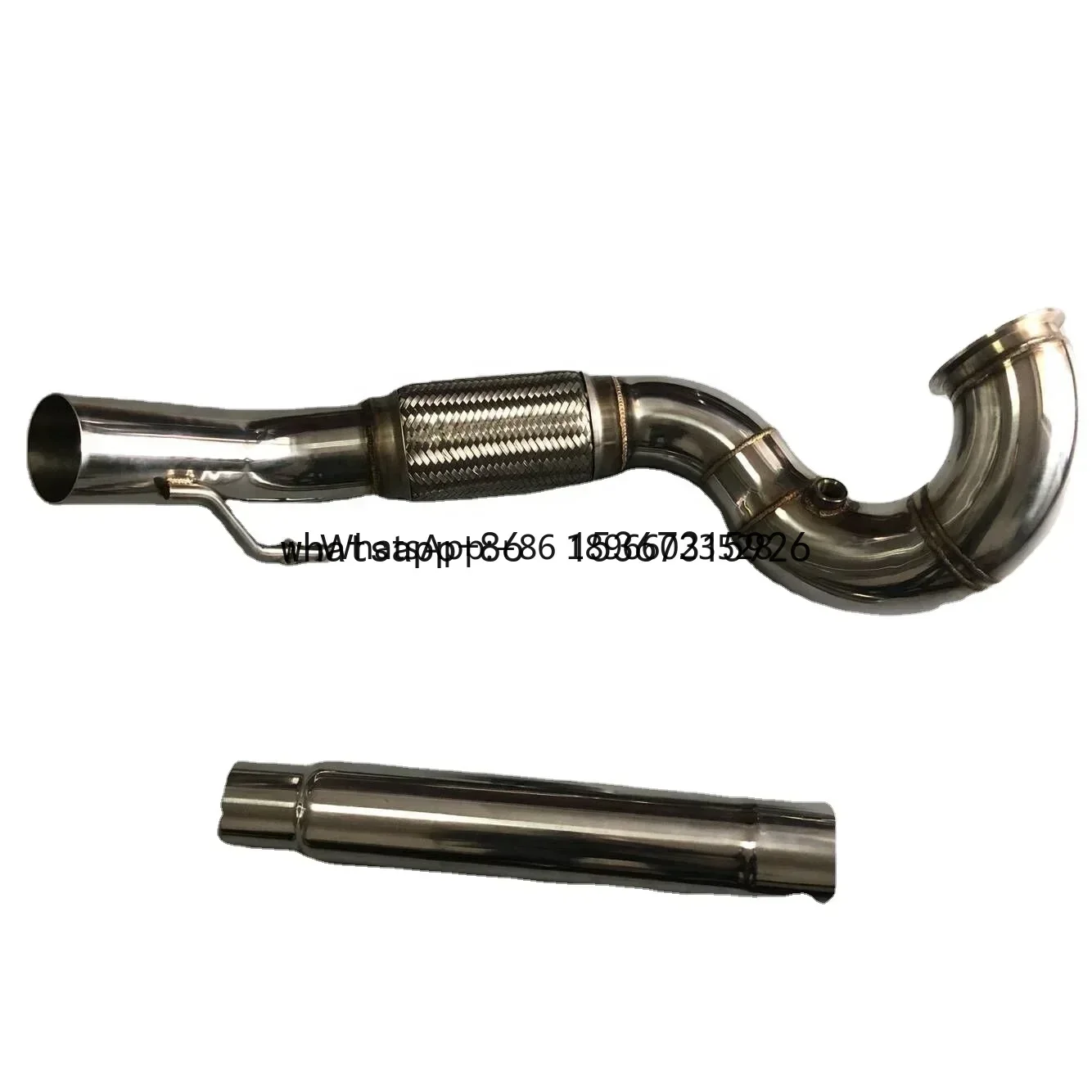 performance upgrade exhaust downpipe for VW GOLF mk7