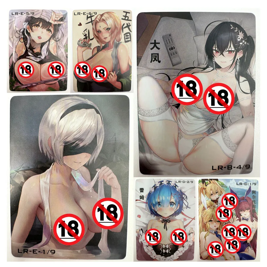 

55 шт./компл. Tsunade 2B Rem ACG сексуальные телесные игрушки хобби коллекционные предметы коллекция игр аниме карты