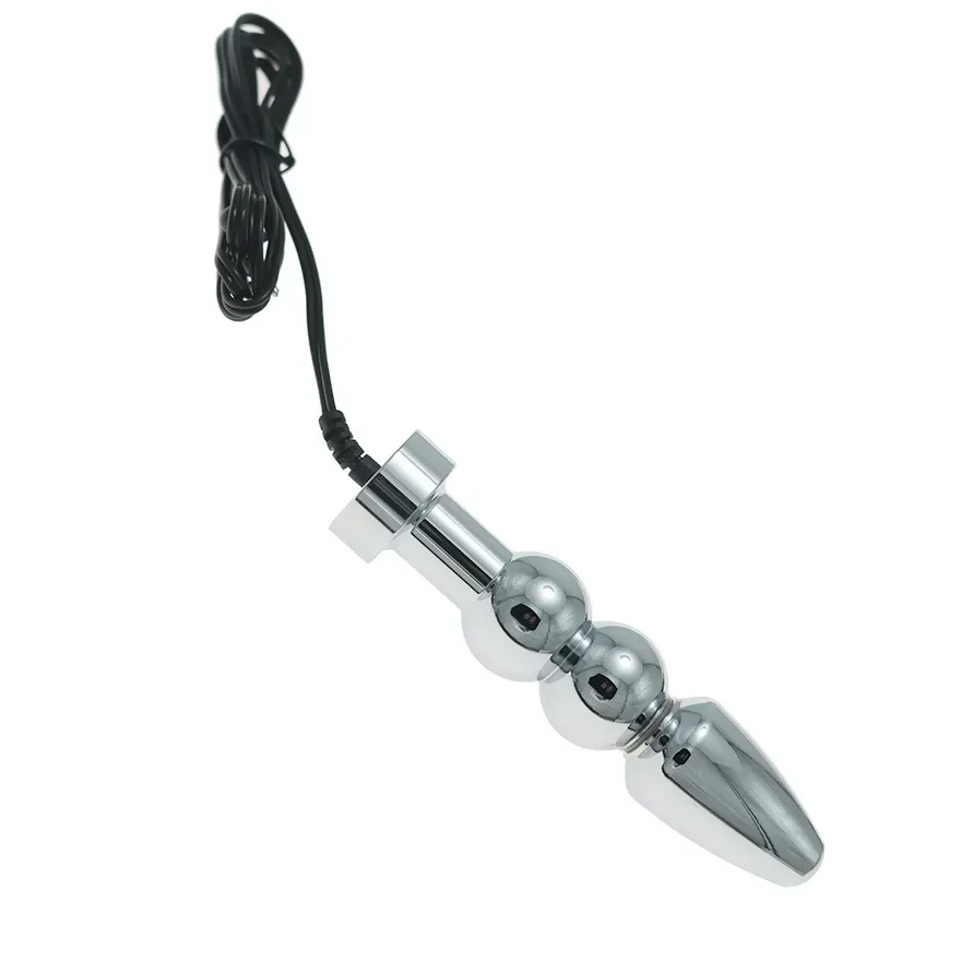 G Spot Stimulator Accessories Electro Shock Sex Toys For Men And Women Electric Shock Metal Butt Plug Anal Plug Electro Anal