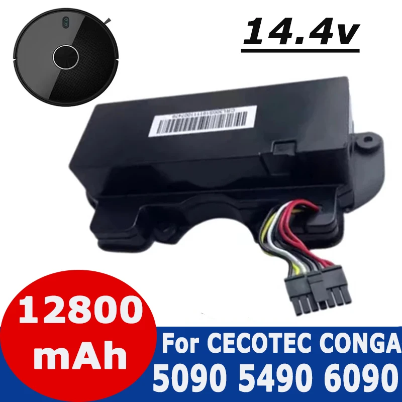 14.8V 12800mAh 100% New CECOTEC CONGA 5090 6090 5490 Mopping Robot Battery Pack Netease Intelligent Manufacturing NIT Model